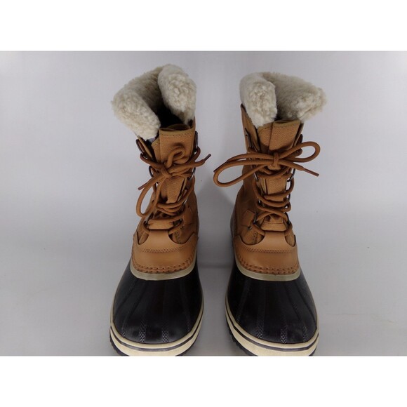 Sorel Carnival Boots Womens 9 Waterproof Winter Snow Insulated Brown NL3483-224 - Picture 3 of 8